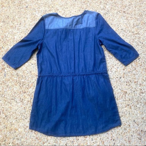 NWT Love, Hanna Jean Chambray Denim Dress L - Picture 11 of 11